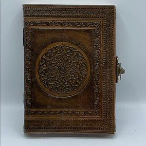 Handmade leather journal